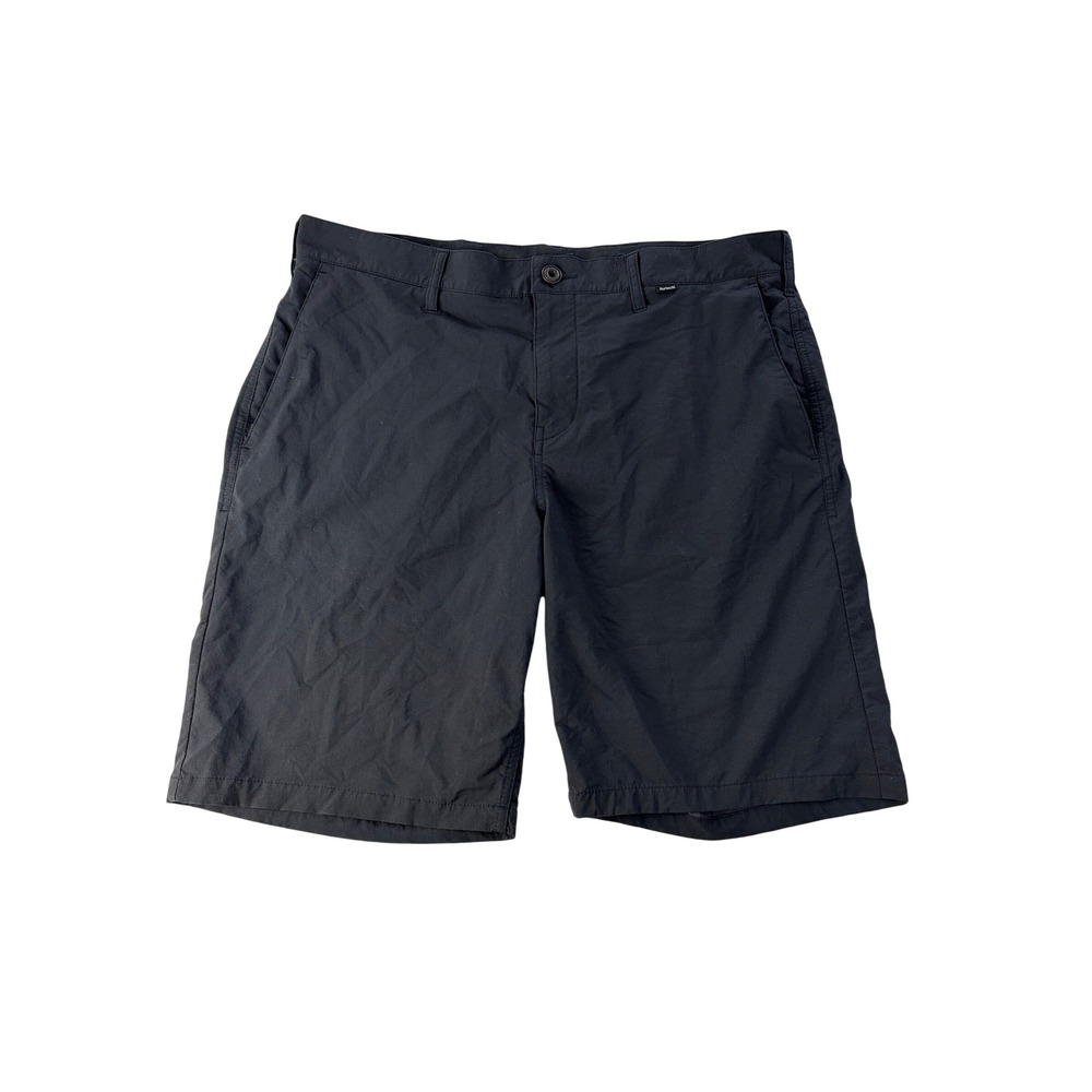 Hurley Chino Shorts Mens 36 Nike Dri-FIT Stretch Casual 9" Inseam Blue